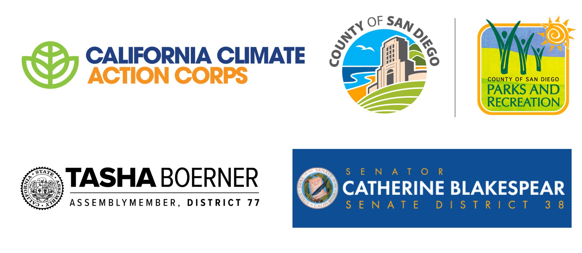 Logo lockup - Hundreds Take Climate Action in San Diego County